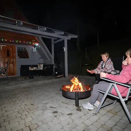 U Bogatki Glamping & To Klimatyczny, Drewniany Dla Maksymalnie 7 Osob Z Kapielami I Zabiegami Termalnym Spa, Polozony, W Lesie Niedaleko Jeziora Roznowskiego Grodek Nad Dunajcem, Idealny Na Relaks W Otoczeniu Natury * Grodek Nad Dunajcem