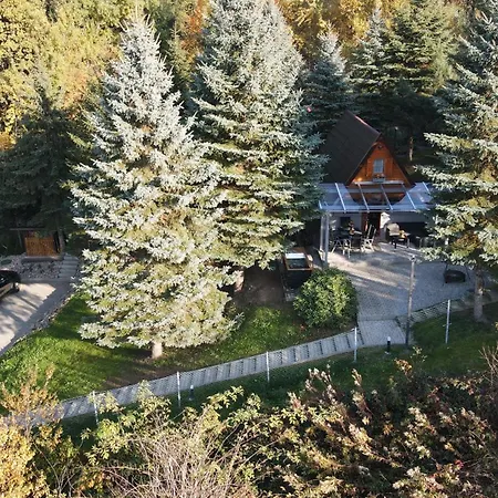 Chalet U Bogatki Glamping & To Klimatyczny, Drewniany Dla Maksymalnie 7 Osob Z Kapielami I Zabiegami Termalnym Spa, Polozony, W Lesie Niedaleko Jeziora Roznowskiego Grodek Nad Dunajcem, Idealny Na Relaks W Otoczeniu Natury
