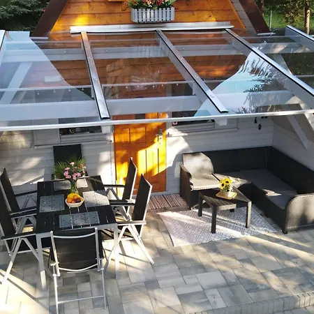 U Bogatki Glamping & To Klimatyczny, Drewniany Dla Maksymalnie 7 Osob Z Kapielami I Zabiegami Termalnym Spa, Polozony, W Lesie Niedaleko Jeziora Roznowskiego Grodek Nad Dunajcem, Idealny Na Relaks W Otoczeniu Natury * Grodek Nad Dunajcem